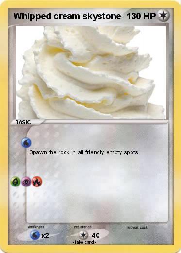 Pokemon Whipped cream skystone