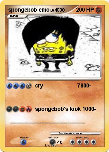 Pokemon spongebob emo