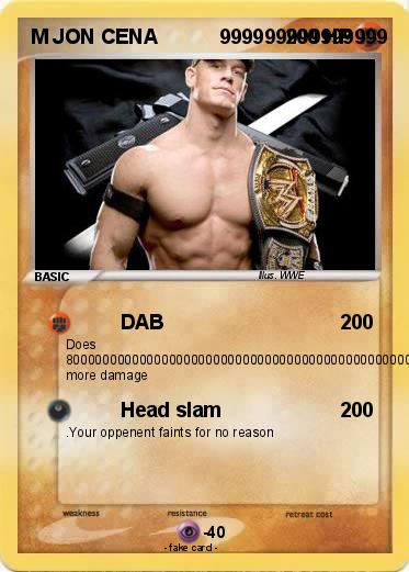 Pokemon M JON CENA           999999999999999