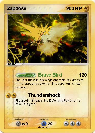 Pokemon Zapdose