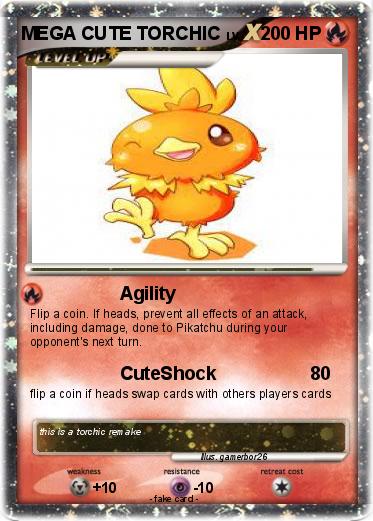 Pokemon MEGA CUTE TORCHIC