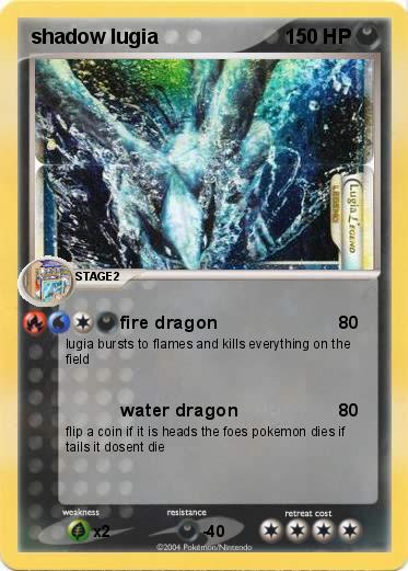 Pokemon shadow lugia