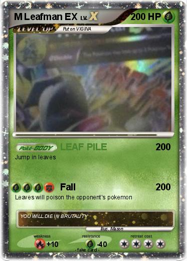 Pokemon M Leafman EX