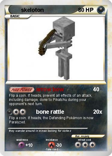 Pokemon skeloton