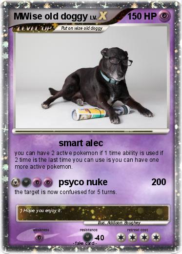 Pokemon MWise old doggy