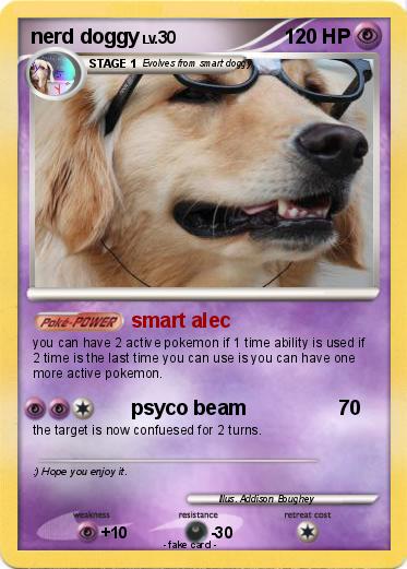 Pokemon nerd doggy