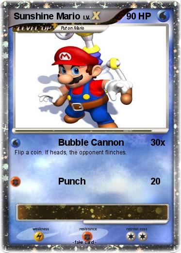 Pokemon Sunshine Mario