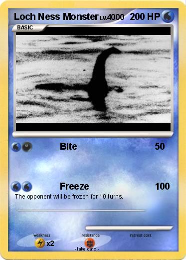 Pokemon Loch Ness Monster