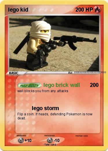 Pokemon lego kid