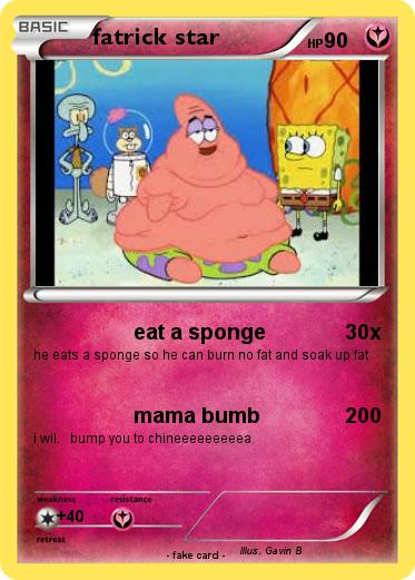 Pokemon fatrick star