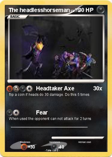 Pokemon The headlesshorseman