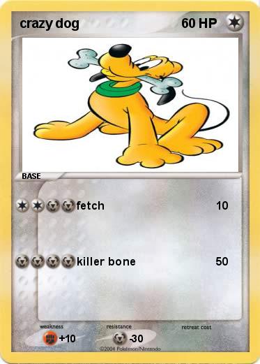 Pokemon crazy dog