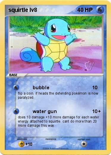 Pokemon squirtle lv8