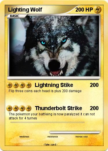 Pokemon Lighting Wolf