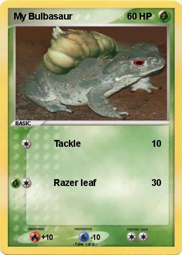 Pokemon My Bulbasaur
