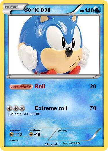 Pokemon Sonic ball