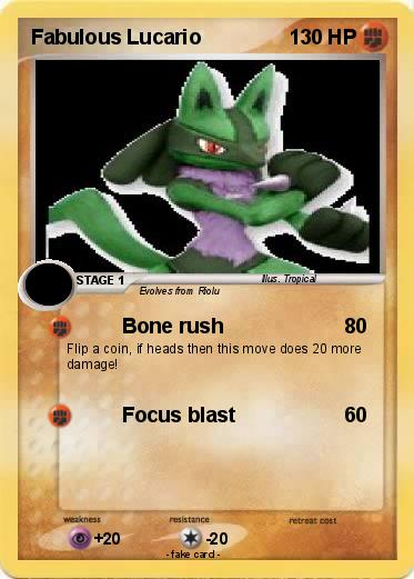 Pokemon Fabulous Lucario
