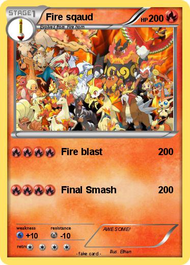Pokemon Fire sqaud