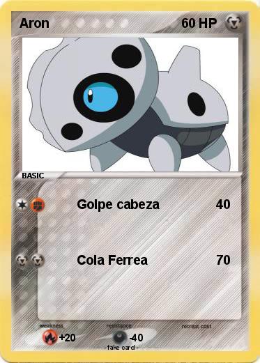 Pokemon Aron