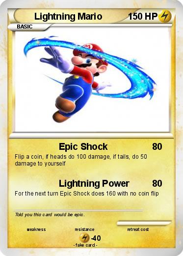 Pokemon Lightning Mario