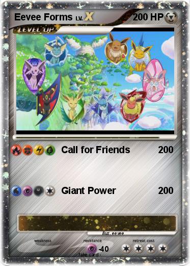 Pokemon Eevee Forms