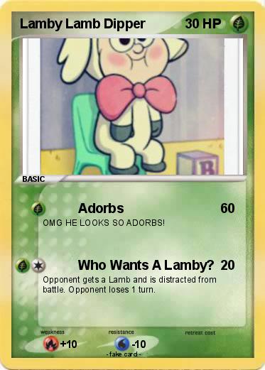 Pokemon Lamby Lamb Dipper