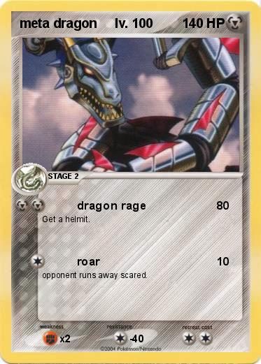 Pokemon meta dragon     lv. 100