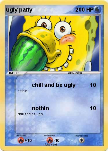 Pokemon ugly patty