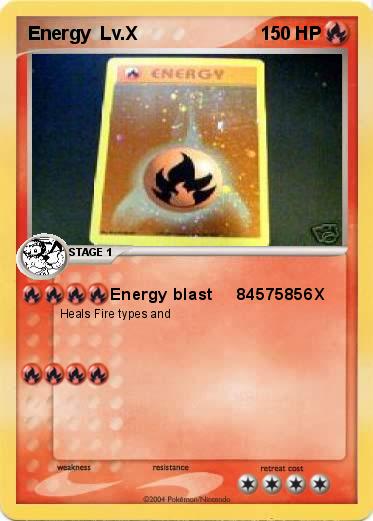 Pokemon Energy  Lv.X