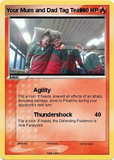 Pokemon Your Mum and Dad Tag Team