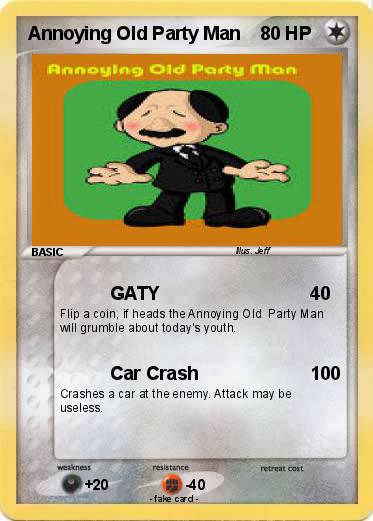 Pokemon Annoying Old Party Man