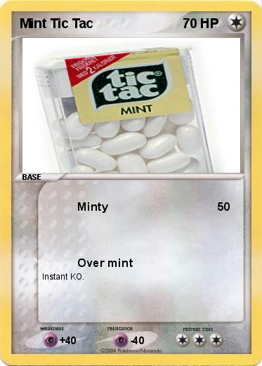 Pokemon Mint Tic Tac