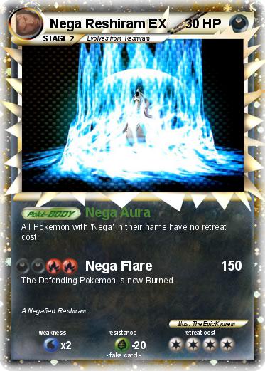 Pokemon Nega Reshiram EX