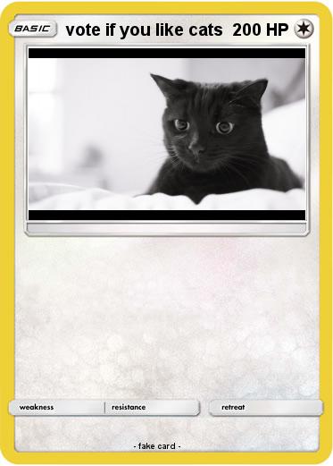 Pokemon vote if you like cats