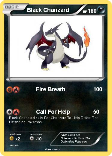 Pokemon Black Charizard