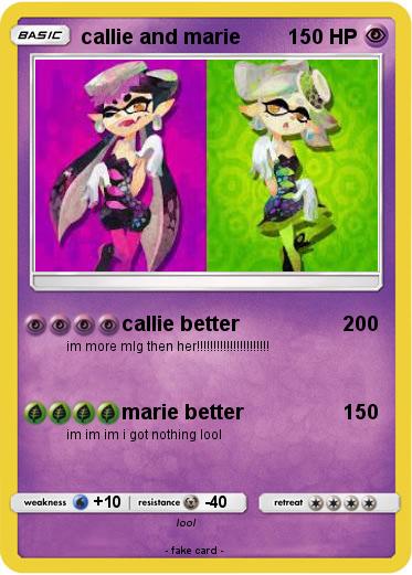 Pokemon callie and marie