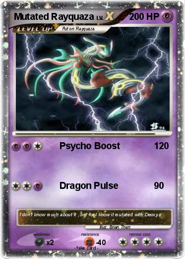 Pokemon Mutated Rayquaza