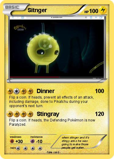 Pokemon Sitnger