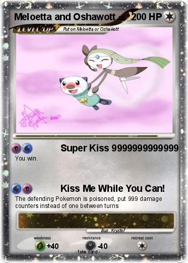 Pokemon Meloetta and Oshawott