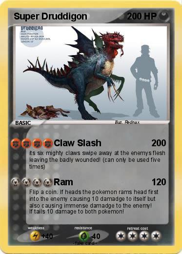 Pokemon Super Druddigon