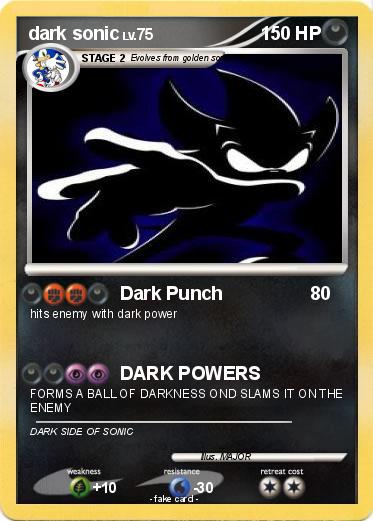 Pokemon dark sonic