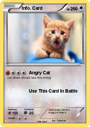 Pokemon Info. Card
