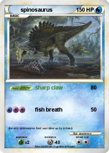 Pokemon spinosaurus