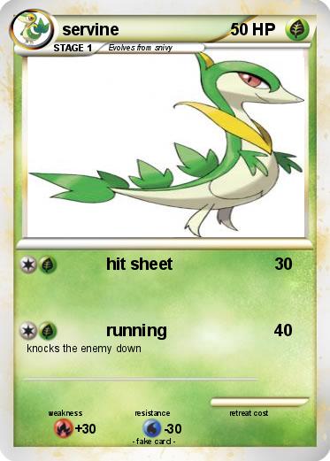 Pokemon servine