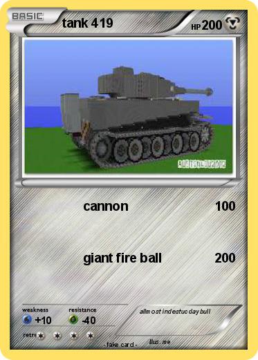 Pokemon tank 419