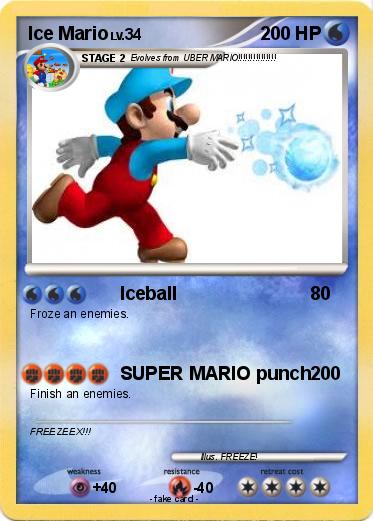 Pokemon Ice Mario