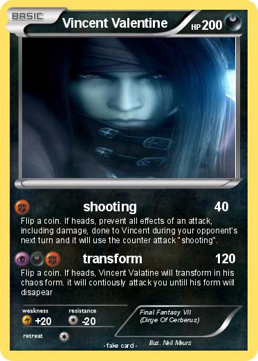 Pokemon Vincent Valentine