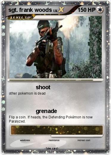 Pokemon sgt. frank woods
