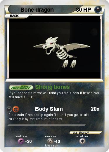 Pokemon Bone dragon