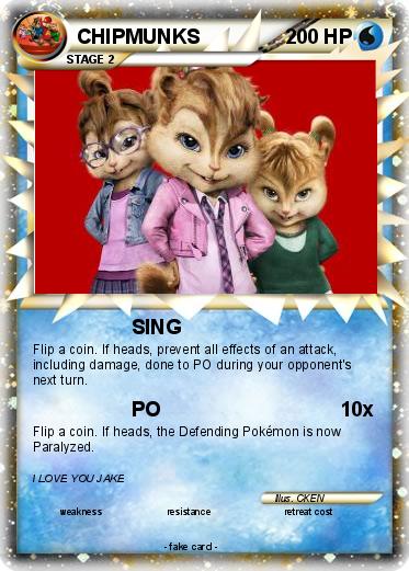 Pokemon CHIPMUNKS